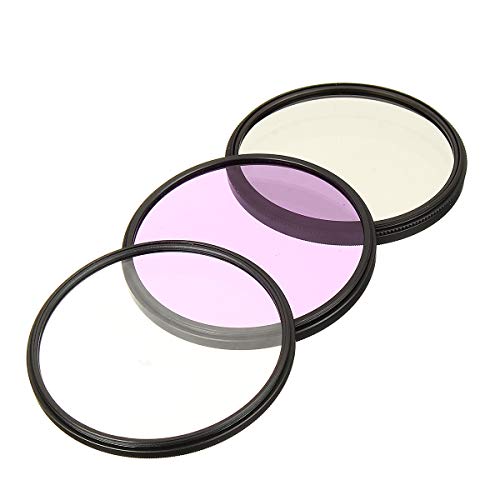 TENGGO Kameraobjektivfilter Satz Set UV CPL FLD 3 In 1 Tasche für Canon für Other Digital 1-49mm – Bild 5