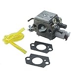 KIPA Carburetor For HUSQVARNA Chainsaw 357 357XP 359XP 359 ZAMA C3-EL42 505203001 With Mounting Gaskets Fuel Filter Fuel Line