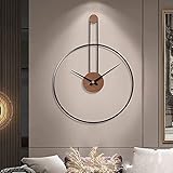 YISITEONE Medium Decorative Wall Clock for Living