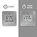 Marathon CL030049GG Digital Clock with Moon Phase, Alarm, Temperature, Calendar Date | Wall or Stand | Place in Any Room to Enhance The Décor-Batteries Included, Graphite Grey