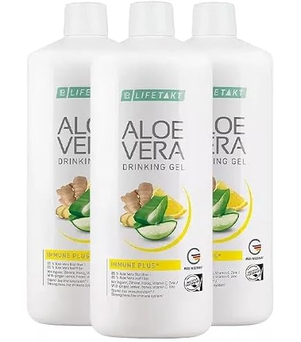 Amazon.com: LR Lifetakt Aloe Vera Drinking Gel Intense Sivera Health Care  Women Men Drink Every Day Natural Treatment Set of 3-1000 ml./33.3 fl.oz :  Health & Household