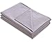 Amy Garden Duvet Covers for Weighted Blanket, Light Grey, 48x72 Inch