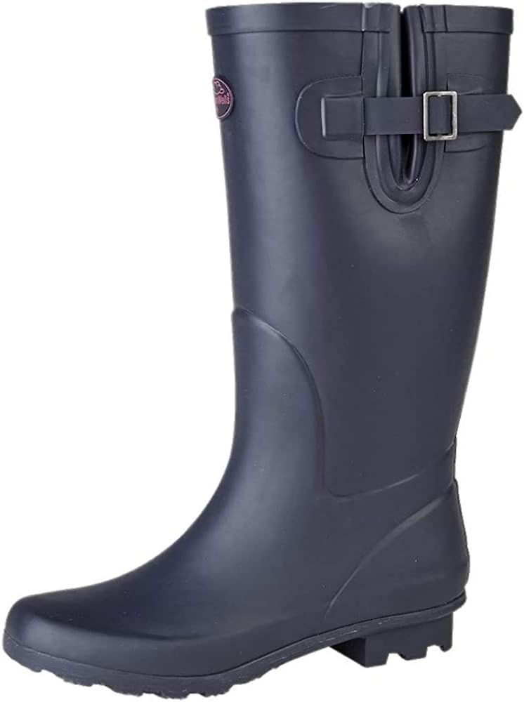 StormWellsLadies Wide Calf Wellies Wellington Boots Plus Extra Comfort Memory Foam Insoles UK 3-9