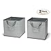 Delta Children 2 Count Nursery Organizer Bin Set, Dove Grey