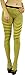 ToBeInStyle Women's Opaque Striped Pantyhose Stocking Hosiery - One Size Plus - Black/Yellow - One Size: Plus