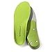 Superfoot Plantar Insoles, Orthotic Insert for Maximum Arch Support, Shock Absorption Insoles for High Arches, Flat Feet Foot Pain, Unisex, Green, 1 Pair (B: Women’s 4.5-6)thumb 1