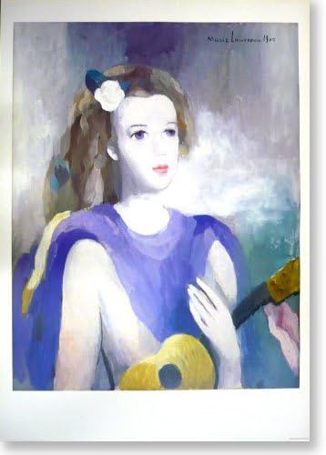 Amazon マリー ローランサン ギターを持つ少女 アートプリントポスター マリー ローランサン ホーム キッチン 通販