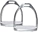 Derby Fillis Stirrup Irons St. Steel with Rubber Pads