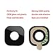 Afeax Compatible with Samsung Back Rear Camera Glass Lens Replacement for Samsung Galaxy S6 G920 / S6 Edge G925 Blue or Black+ Adhesive Tape 2 Pack