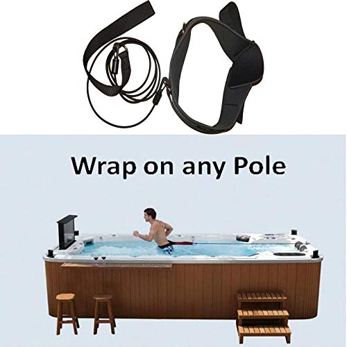 image for Pmsanzay Premium Stationary Swim Bungee Training Belt/Swim Sports Resi