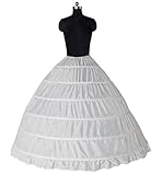 Dressystar Ball Gown 1 Tier Floor Length Wedding Dress Petticoats and Slips