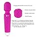 CNHIDEE Back Massager Wand Electric Personal Handheld Cellulite Guasha Massage Therapy Tool kneading Neck Foot Cordless Mini Waterproof Multi Speed 20X Rechargeable Silicone Therapeutic