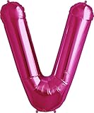 NorthStar 00191 Letter V Foil Mylar Balloon, 34