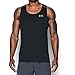Under Armour Men's CoolSwitch Run Singlet, Black (001)/Reflective, Large