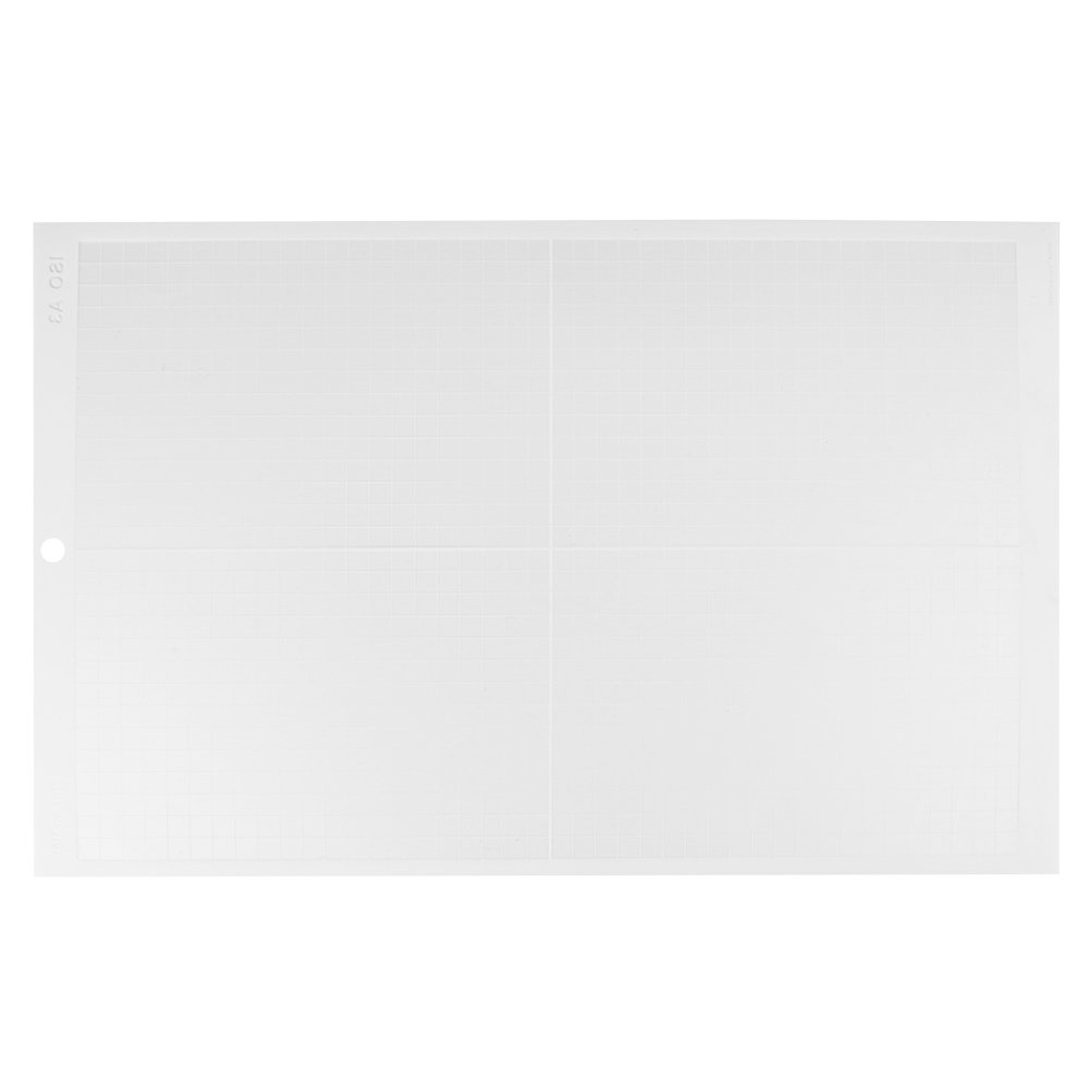 A3 Cutting Mat Cut Pad Board Non Slip for Vinyl Cutter Plotter 18 x 12(White（weak Viscosity）) Vinyl Cutter Plotter Cutting Board