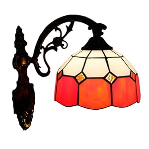 Odziezet Tiffany stijl plafondlampen vintage blauw lampen doorgang binnen- en buitenverlichting