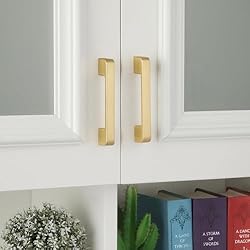 Lepatape 25 Pack 4 Inch(102mm) Brushed Gold Cabinet