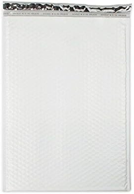 12.5 in. x 18.25 in. White Poly Bubble Mailers with Adhesive Easy Close Strip 50/Case