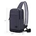 TINYAT T602 Simplicity Sling Bag Chest Pack Casual Crossbody Travel Shoulder Bag for Women/Men T602, Grey