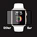 3Pack for Apple Watch 38mm Tempered Glass Screen Protector, AOSOK 9H Hardnes/Anti-scratch/Bubble Free/Easy Installation 38mm Watch Screen Protector