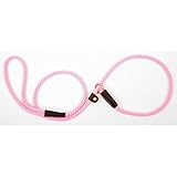 Mendota Slip Dog Lead 6ft x 1/2in Hot Pink