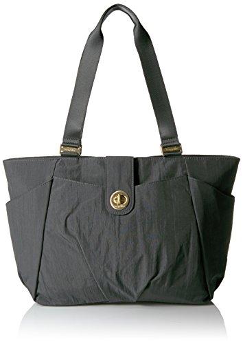Baggallini Gold International Norway Laptop Tote Black Shoulder Bag