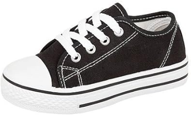 boys black trainers size 1