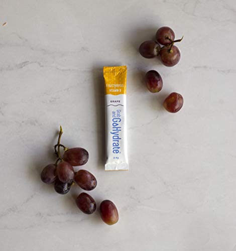 GoHydrate Electrolyte Hydration Drink Mix - A Naturally Flavored, Sugar Free, Maximum & Instant Hydration Powder (Grape, 30 Stick Packs) - Thumbnail 2