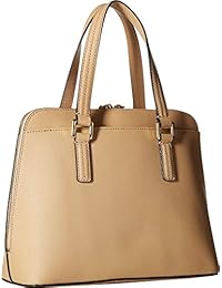 Calvin Klein Saffiano Satchel de piel Asa Superior Bolsa