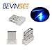 Bevinsee Mini USB Plug-in 5V Lamp Interior Atmosphere Ambient Lighting Kit for Cars,Computer,Laptop,Power Bank,USB hub,Blue,3pcs