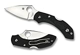 Spyderco Dragonfly 2 Lightweight Folding Knife - FRN Handle with Full-Flat Grind, Steel Blade and Back Lock