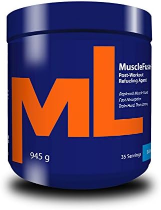 Myolabs MuscleFuse-10x, Post-Workout Recovery Agent, BluRazz, 35 Servings