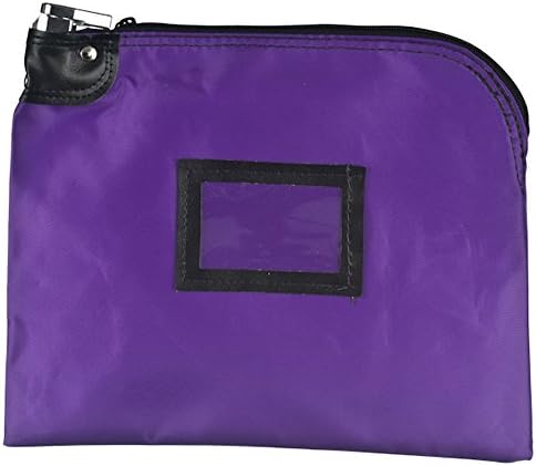 Purple 9 x 12 Locking Bag