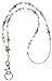Women's Pearl Lanyard Strong Beaded Made in USA ID Badge Card Holder Teacher Nurse Cruise Keys Keychain Phone