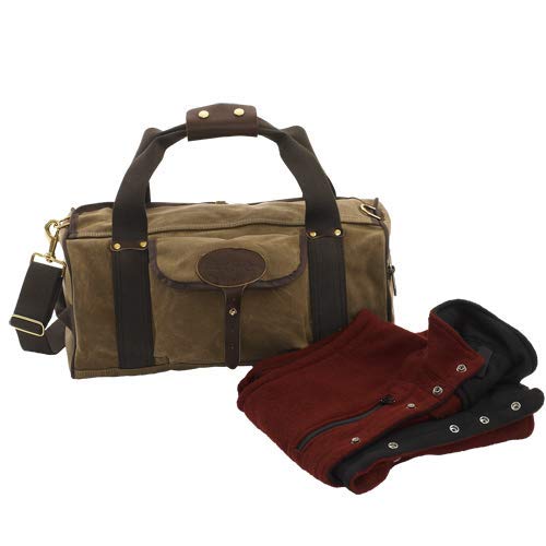 Frost River Explorer Duffel Bag Waxed Canvas/Leather Small Amazon.co