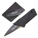 Pack of 1 - New Ultimate Survival Knife, Foldable Knife, Folding Knife, Envelope Opener, Box Opener, Letter Opener. Credit Card Size with Stainless Steel Blade. Pack of 1.