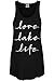 COLORBEAR Love Lake Life Scoop Neck Tank TOP