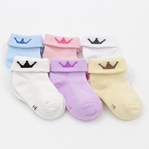 GuiXinWeiHeng 12pcs Children socks baby net stockings cotton baby socks (color random) , 8-11 (0-1 years old)