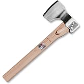 WATL Valkyrie: World Axe Throwing League Premium Competition Throwing Axe with Nylon Sheath and Nordic Engraved Hickory Wooden Handle
