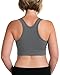 Kindred Bravely French Terry Racerback Busty Nursing Sleep Bra for E, F, G, H, I Cup | Maternity Bra for Breastfeeding (XX-Large-Busty, Grey)
