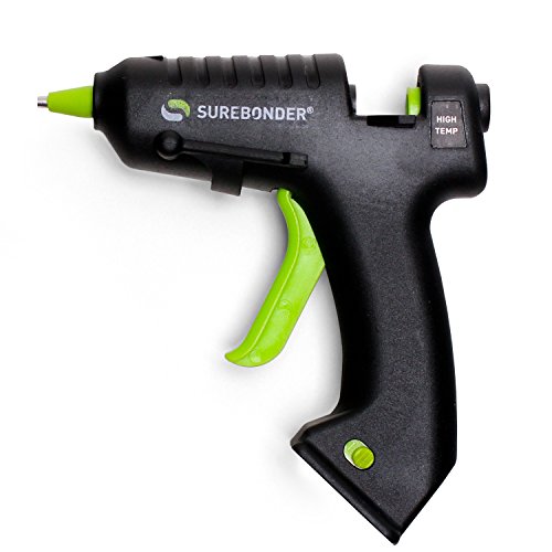 Surebonder Cordless Mini Hot Glue Gun – Battery Powered, 45 Minute Run Time, High Temp, Drip-Resistant Nozzle, Rechargeable for Crafts, Repairs, DIY Projects