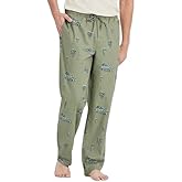 Life is Good. Men's Christmas Tree Classic Sleep Pant, Moss Green