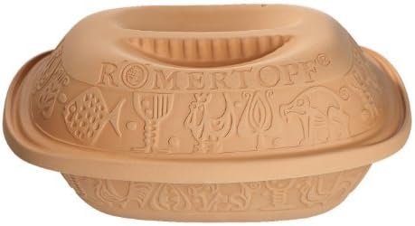 Romertopf 99109 Glazed Clay Cooker, Small by Rmertopf Germany