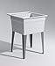 Cashel Heavy Duty Sink (Essential Sink Kit - Steel Leg - Granite)