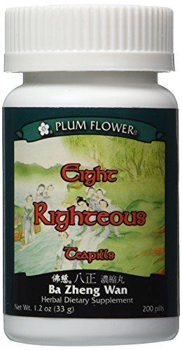 Eight Righteous Teapills (Ba Zheng San Wan), 200 ct, Plum Flower by Plum Flower