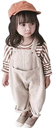 Tesss 子供服 女の子 サロペット 1 4歳 80 1cm 子供 コーデュロイ素材 オーバーオール キッズ ロンパース ガールズ 赤ちゃん オールインワン 春 秋 冬 パンツ 通販 Amazon