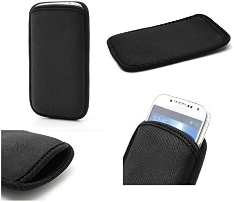 DFV mobile - Neoprene Waterproof Slim Carry Bag Soft Pouch Case Cover for ASUS FONEPAD NOTE 6 - Black
