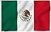 ANLEY [Fly Breeze] 3x5 Foot Mexico Flag - Vivid Color and UV Fade Resistant - Canvas Header and Double Stitched - Mexican MX National Flags Polyester with Brass Grommets 3 X 5 Ft
