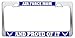 AIR FORCE MOM AND PROUD OF IT ST1 UNITED STATES U.S. ARMY STEEL LICENSE PLATE FRAME