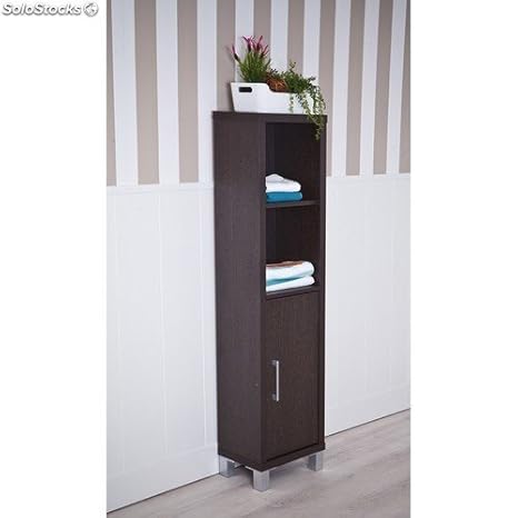 Intradisa 8903 - Badezimmerregal mit DREI Innenbrettern, wengefarben